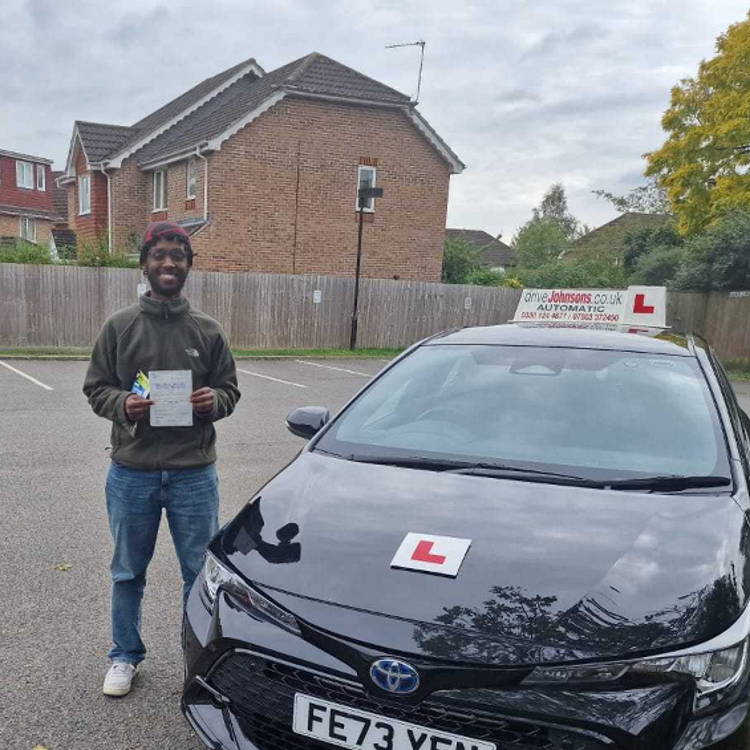 Pinner Driving Test Centre driveJohnson's