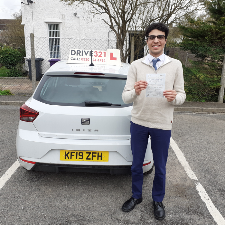 driving test pass photo of Andrew Girgis