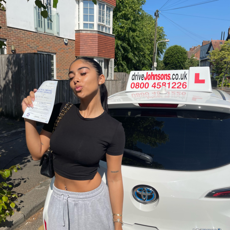 Chingford Driving Test Centre driveJohnson's