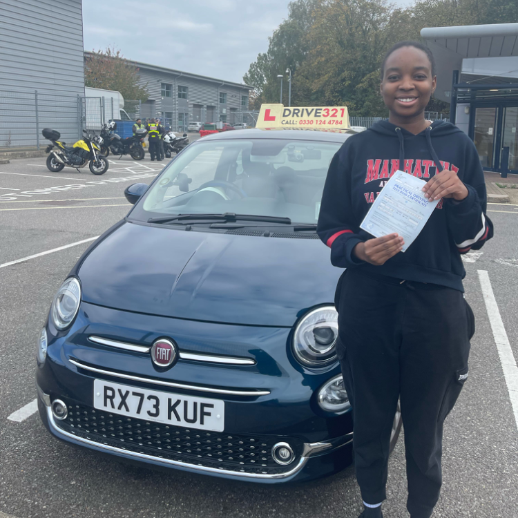 driving test pass photo of Joanna Bako