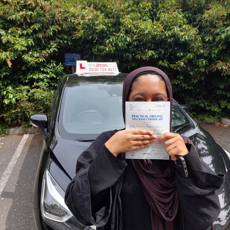 Hendon Driving Test Centre driveJohnson's