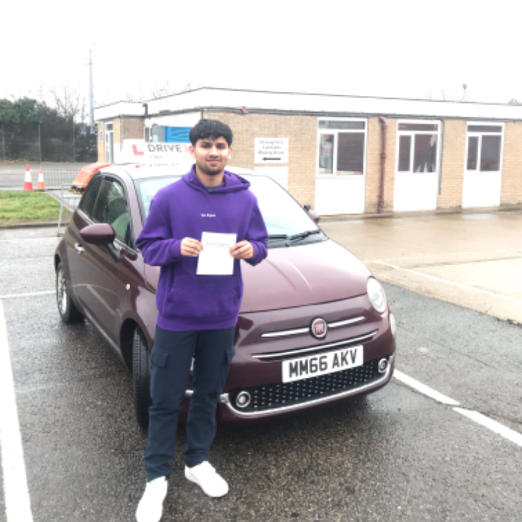 driving test pass photo of Mohammad Githroo