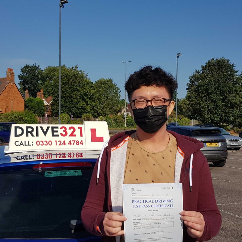 Daniel Zeng driving test pass photo of Daniel Zeng