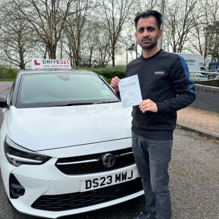 driving test pass photo of Mohammad