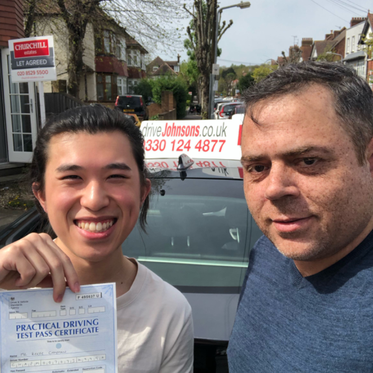 Chingford Driving Test Centre driveJohnson