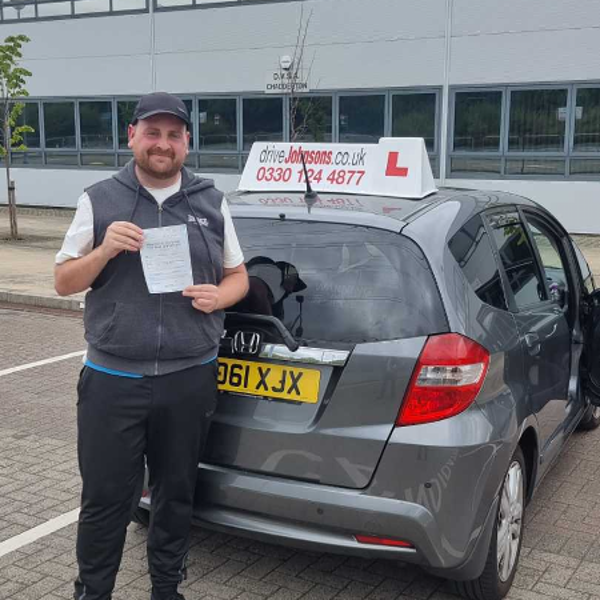 Chadderton Driving Test Centre driveJohnson's