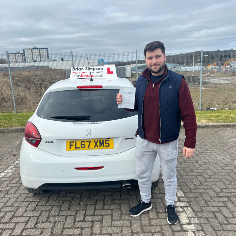 Dundee Driving Test Centre driveJohnson's