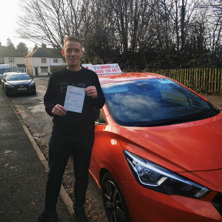 Nuneaton test centre driveJohnson's