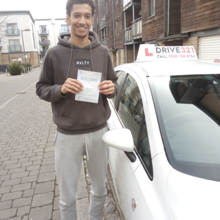 driving test pass photo of James Turner- Pines