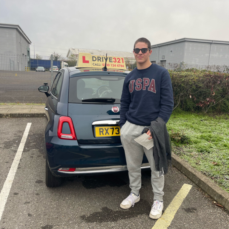 driving test pass photo of James Basslian