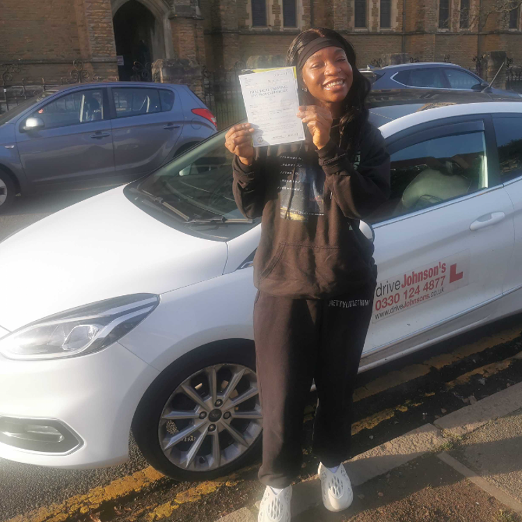 Northampton test centre driveJohnson's