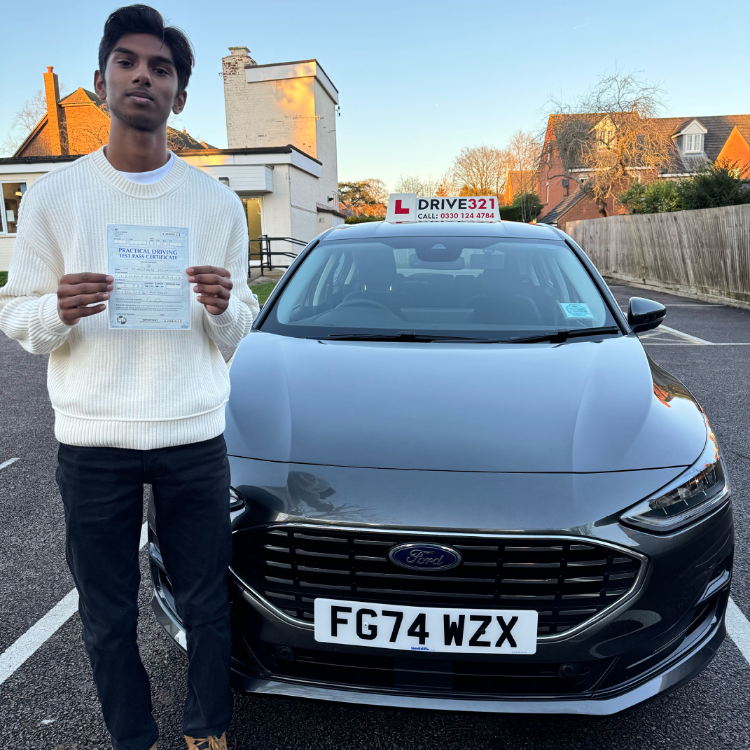 driving test pass photo of Shakiranth Premkumar