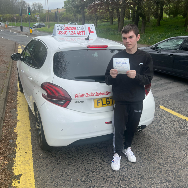 Dundee Driving Test Centre driveJohnson's